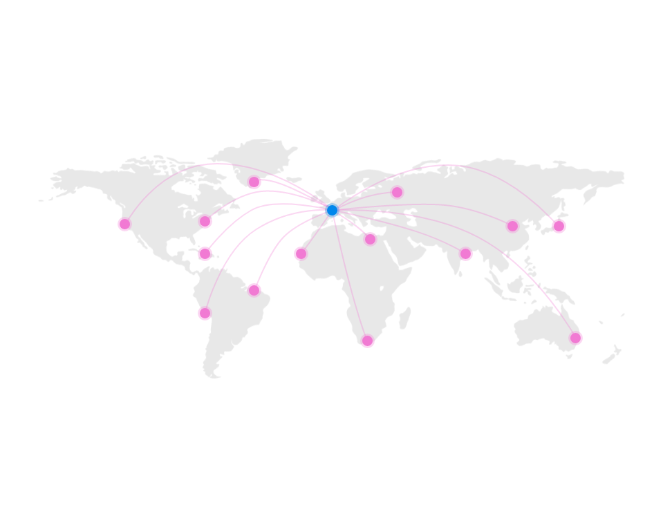 Channel Manager Novaresa World Map
